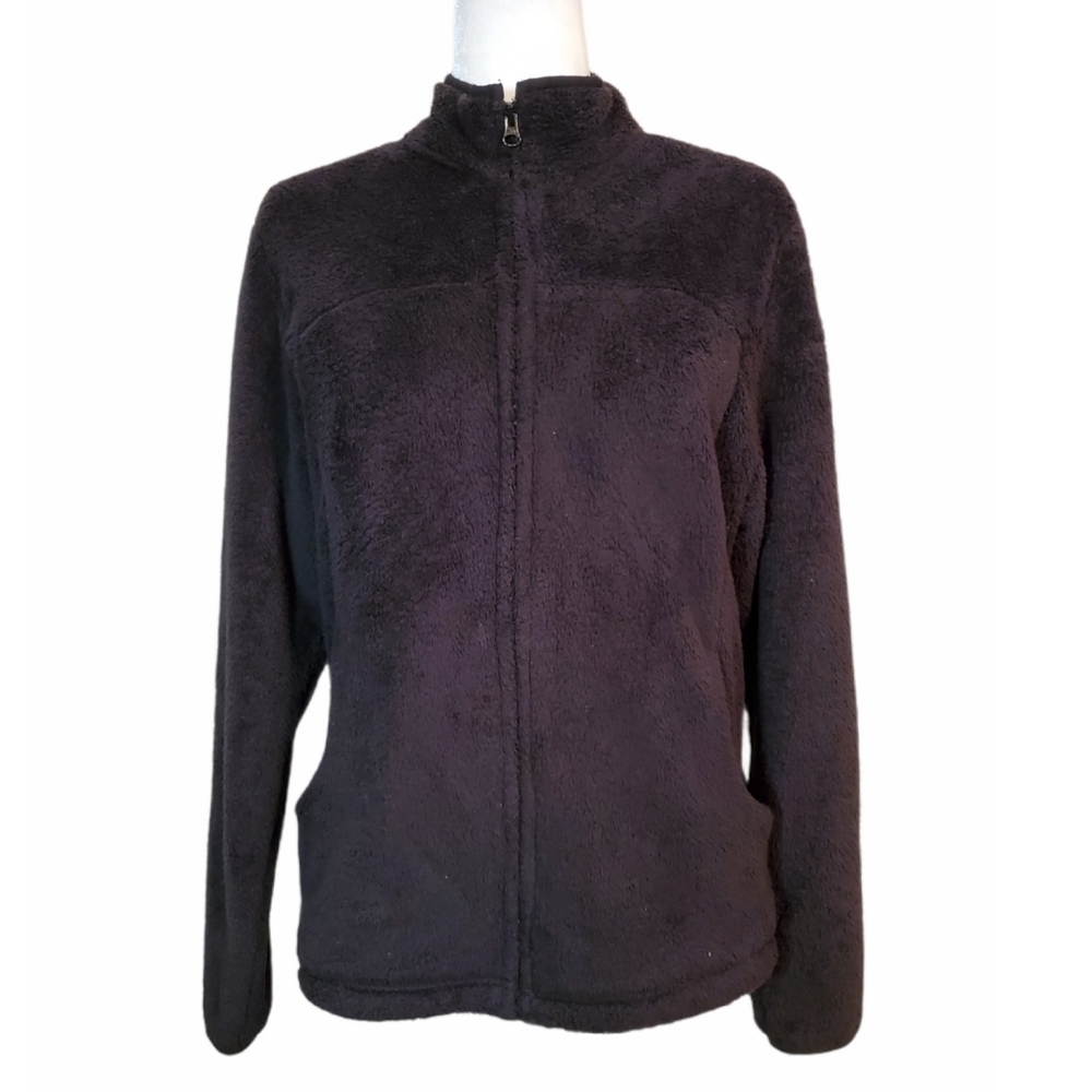 3/$30 💋 Lands Ends Fuzzy Zip Up